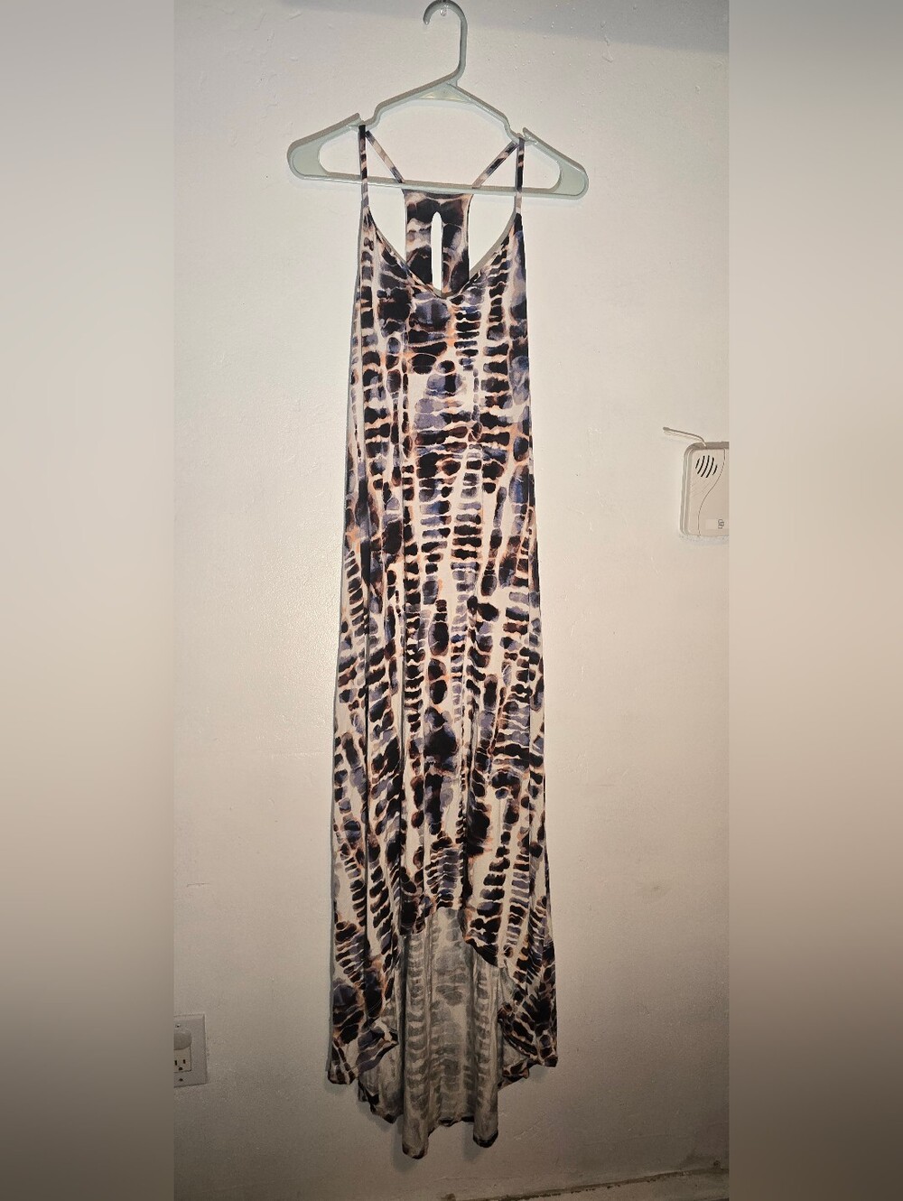 Nicole Miller Neutral Multi Printed Maxi Skirt